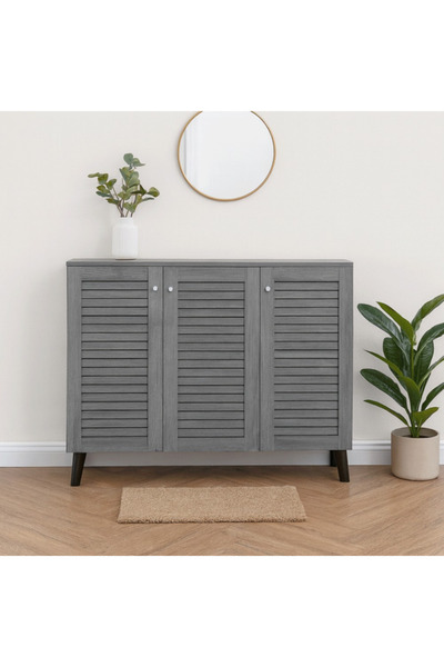 DEC4 Elegant Malaysian wooden shoe cabinet in different colors, size 120 cm
