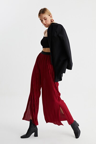 ALEXANDERGARDI Slit High Waist Pants (B22-118B)