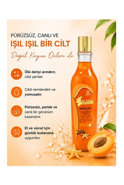 Dr. Page Beauty Hand & Body Apricot Peeling 300Gr