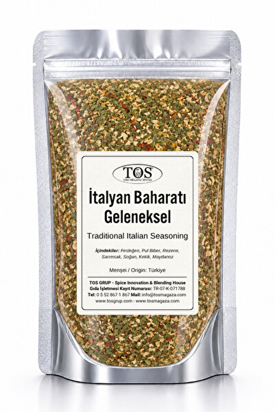 TOS The Organic Spices İtalyan Baharatı, Geleneksel 100 gr Traditional Italia...