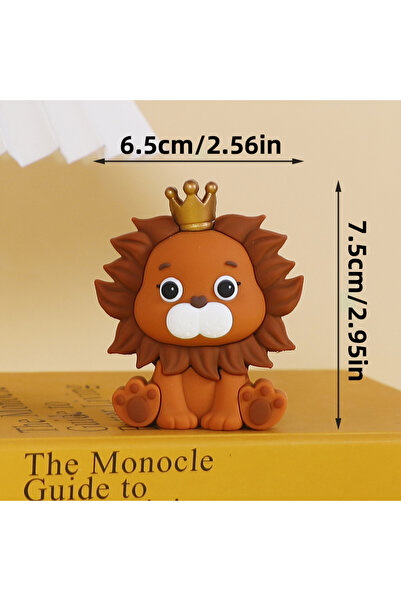 Choice30 Size As show Lion Safari Animal Cake Toppers Set - Lion, Elephant, G...