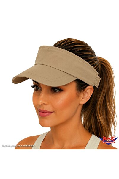 AXE SPORTSWEAR Adjustable Velcro Visor Hat with Adjustable Back, Uv Sun Prote...