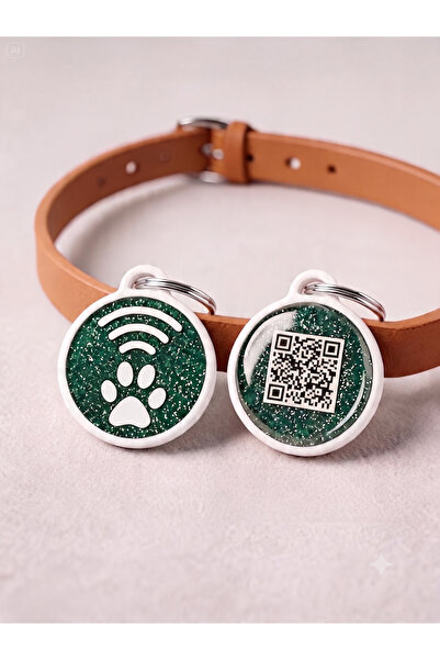 Patili Dostlar Köpekler İçin Akıllı Künye, Anlık Konum Bildirimi, NFC + QR Te...