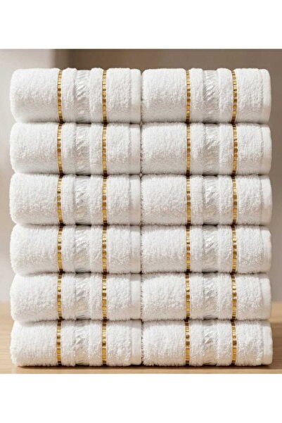 New Cotton Home 50*80cm Zigzag Pattern Cotton White Barber Hairdresser School...