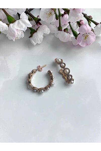 FAYRA ACCESSORIES Waterway Hoop Earrings