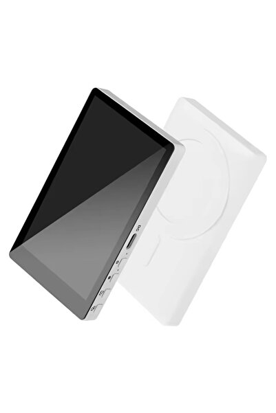 Choice1 WHITE Selfie Monitor Screen Magnetic Back Camera Monitor Built-in Blu...