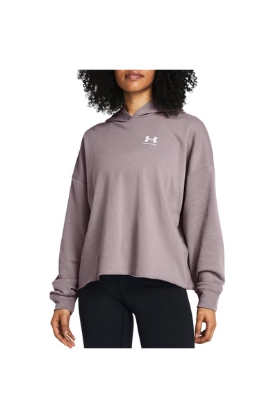 Under Armour RIVAL TERRY OS HOODIE 1382736-015 Γκρι