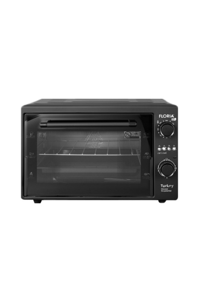 Floria Cuptor electric ZLN2898, NEGRU, Capacitate 38 litri, Putere 1500W, Gri...