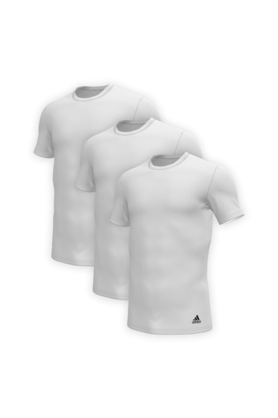 adidas ACTIVE CORE Βαμβακερά Μπλουζάκια με Στρογγυλή Λαιμόκοψη, Σετ 3 τεμαχίω...
