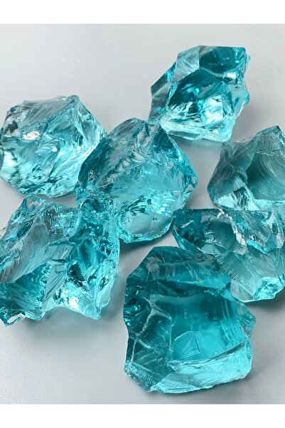 Choice 40g Blue 40g/100g/200g Ice Blue Smelted Quartz Crystal, Ice Sea Blue G...