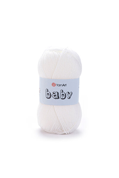 Yarnart Baby - Baby Hand Knitting Rope White-501