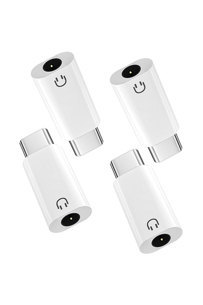 choice2 4pcs USB C to 3.5mm Earphone Adapter Audio Converter Jack for iPhone ...