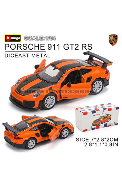 Choice1 بورش 911 جي تي 2 بوراجو 1:64 جولف بورش 911 شيلبي رافينتون موستانج لام...