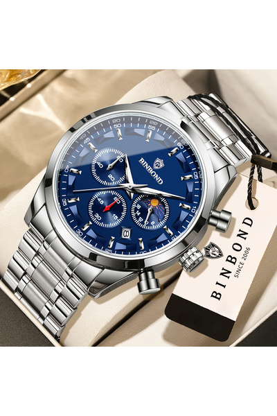 choice2 4 BINBOND Luxury Sports Precise Quartz Wristwatch for Men Durable Lum...