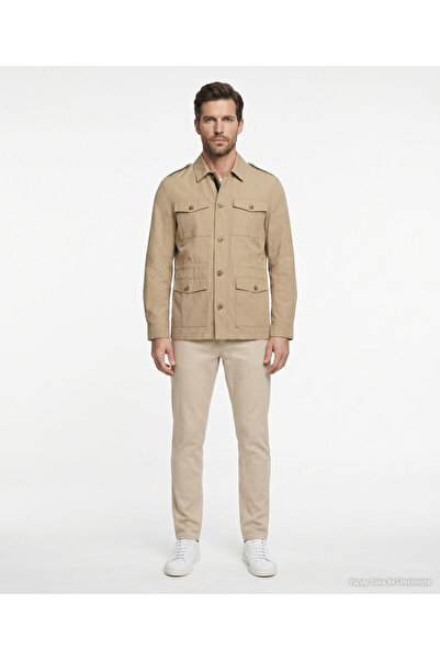 Yargıcı Regular Stand Collar Long Sleeve Jacket