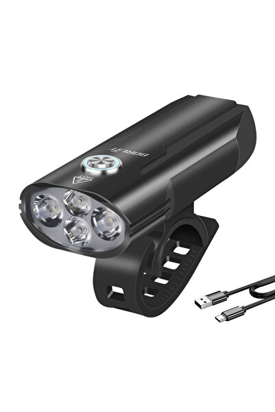 Choice LD14 BORUiT LED Bicycle Light with Power Display Type-C Rechargeable I...