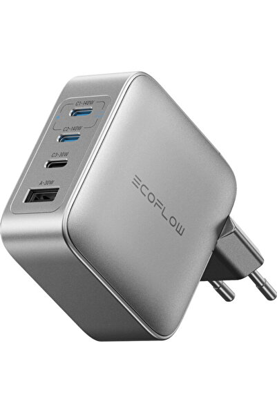 EcoFlow GaN 3xUSB-C + 1xUSB-A 140W Gri