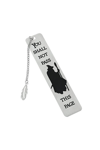 Miniso SQ0488 Punk Magic Wizard Bookmark Stainless Steel Page Marker Tool Mov...