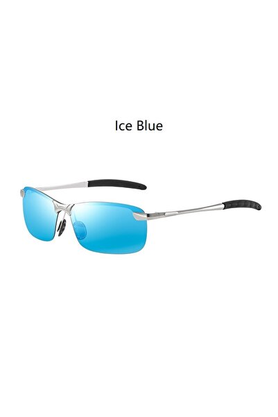 Choice 3043(Ice Blue) Classic Metal Men Polarized Sunglasses Fashion Driving ...