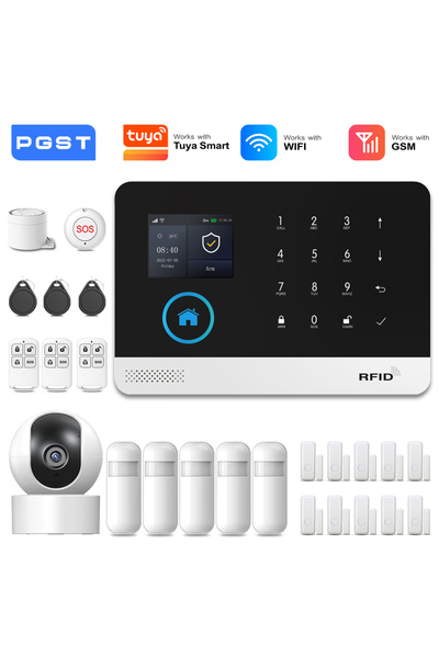 Choice26 EU Plug 2G Kit F T53 PGST 4G 2G WiFi GSM Wireless Alarm System Home ...
