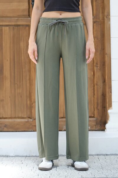 Shooter Sportswear Women's Modal Wide-Leg Sweatpants with Elastic Waist, Comf...