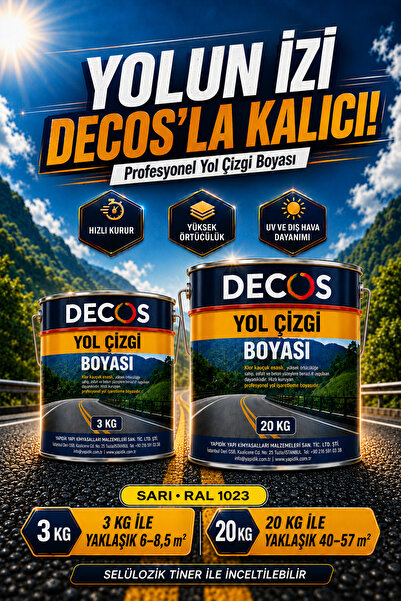 DECOS Yol Çizgi Boyası