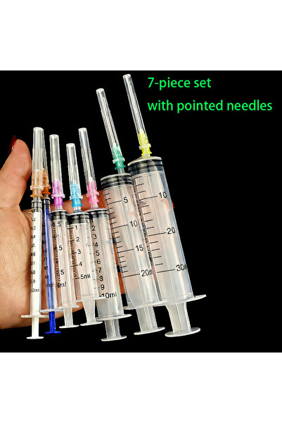 Choice1 7Piece Needles 7-Piece Set of Glue Applicators and Syringes for Veter...