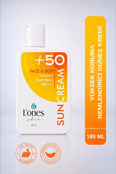 Lones Sunscreen Spf50 Intensive Moisturizer for Face & Body (All Skin Types) ...