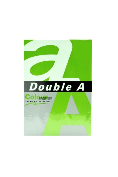 DOUBLE A Double-A Colored Copy Paper A4 80 Grams Parrot Green (Pack of 100)