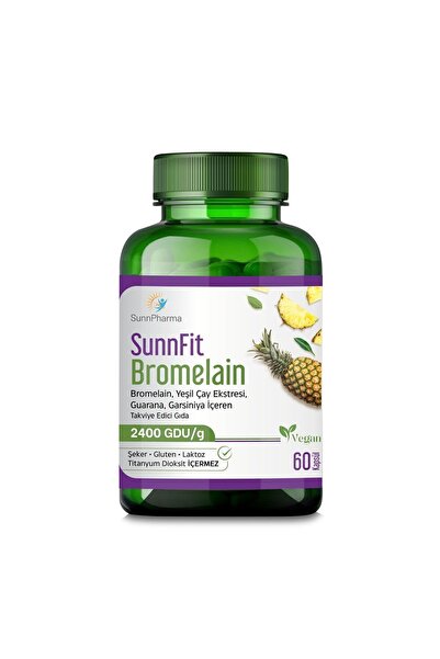 SunnPharma Sunnfit Bromelain Bromelain ,yeşil Çay Ekstresi, Guarana,garsinya ...