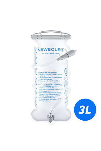 Choice5 حقيبة مياه BOT241-WHI-3L NEWBOLER سعة 1 لتر، حقيبة تخزين وإعادة تعبئة...