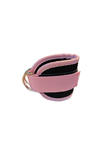 Choice Pink Fitness Ankle Straps Adjustable D-Ring Support Cuffs Gym Leg Stre...