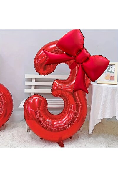 Choice7 NUMBER 32inch HG9182-3 2pcs Large 32inch Red Number Digital 0-9 Ballo...