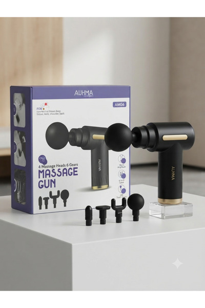 auhma Aura Akse 6 Kademe Hız ve LCD Dokunmatik Ekranlı Derin Doku Masaj Taban...