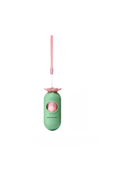 Choice set Pet Poop Scooper Bag Portable Pet Waste Bag Matching Pink Flower D...