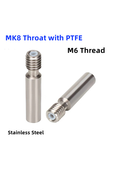 choice2 2pcs 1.75mm 3D Printer Titanium MK8 1.75mm V6 Heat Break All Metal Th...
