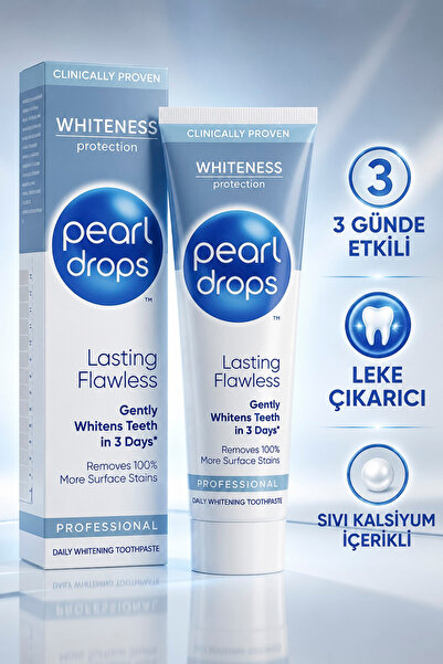 Pearl Drops Lasting Flawless - Leke Çıkarıcı Beyazlatıcı Diş Macunu, 3 Günde ...