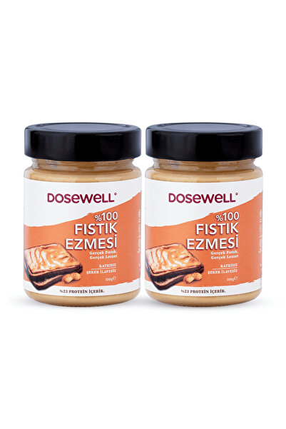 Dosewell %100 Fıstık Ezmesi 300gr - 2’li Paket – Katkısız, Doğal