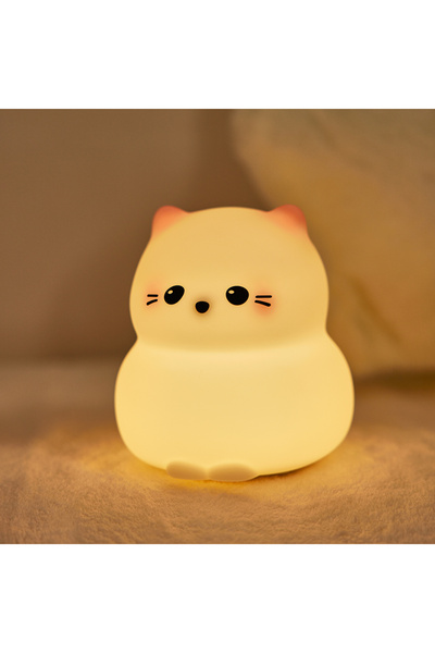 Choice Kitty Guardian Kitty Silicone LED Night Lights USB Rechargeable Sleep ...