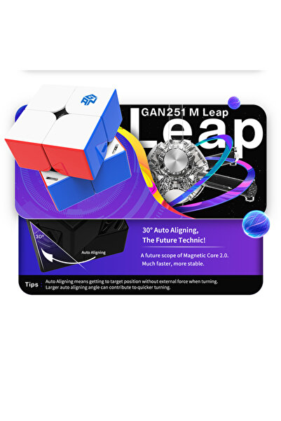 Choice 251M Leap UV [Picube] GAN251 M Pro Air Leap 2x2 Magnetic Speed Cube Pr...
