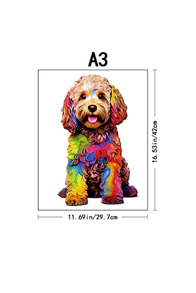 Choice K131-A3 Jigsaw Puzzle Mysterious Animal Puzzles Dog Puzzles Gift for A...