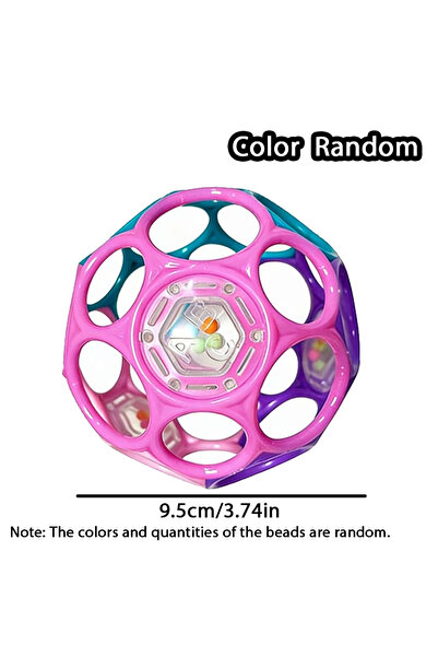choice2 9.5cm Purple Baby Soft Rattle Ball, Sensory Grasping Toy with Sound, ...