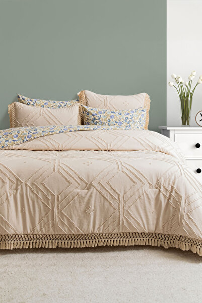 Elart Clara Duvet Cover Bedding Set Beige