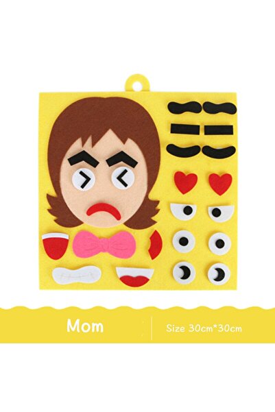 Choice3 Mom DIY Emotion Change Puzzle Toys Creative Facial Expression Kids Le...