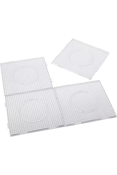 Choice4 4PCS 4PCS 5mm Fuse Beads Boards, Large Clear Pegboards Kits, with Gif...