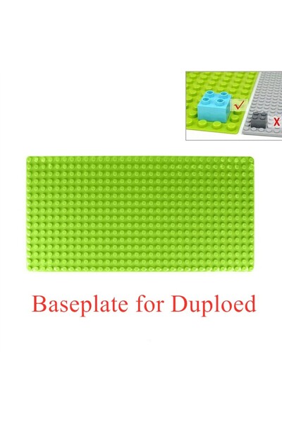 Choice Light green 16*32 Dots DIY Large Baseplate Accessories Building Blocks...