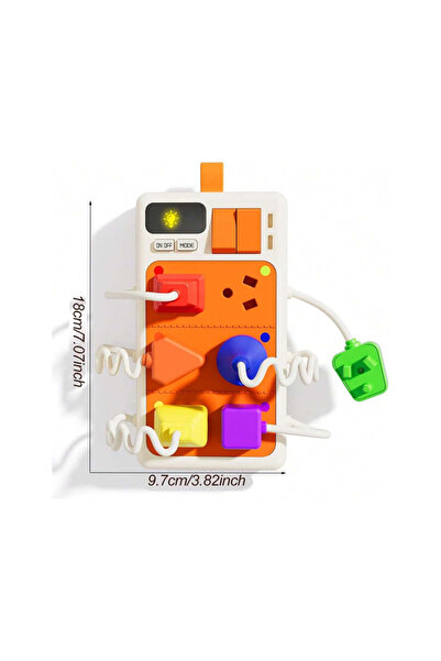 Choice 1pcs Montessori Sensory Toys Plug Outlet Busy Board Toy with Light Sou...