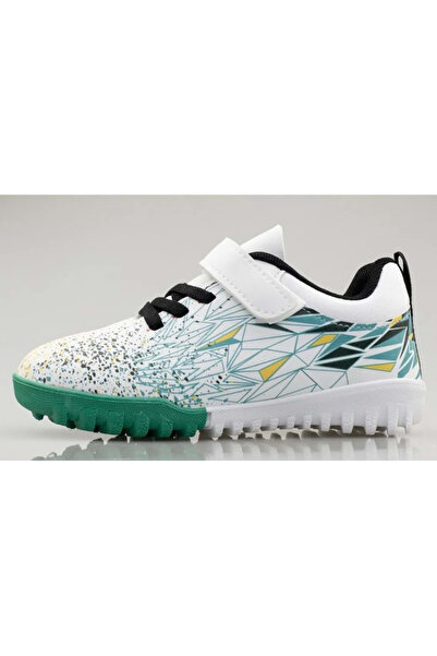 BoBe Kids Messi Boys' Astroturf Field Shoes White