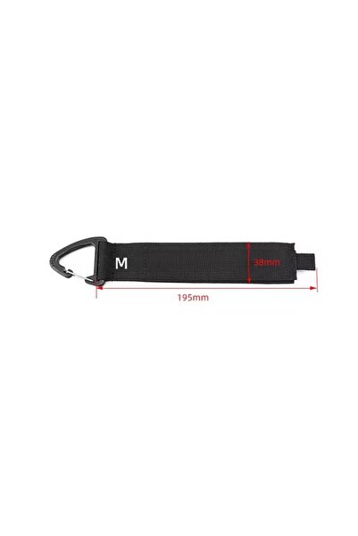 Choice Black M Cord Organizer Holder with Triangle Buckle Wire Manager Power ...