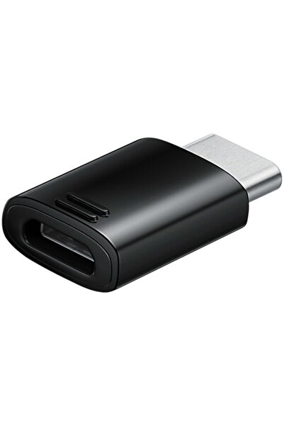 Samsung Adaptor Date si Incarcare microUSB - USB-C EE-GN930BB, Negru, Swap